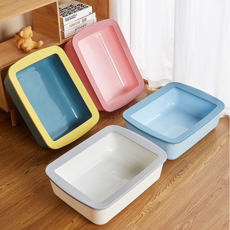 Cat Litter Box Factory - Wholesale Extra Large Anti-Splash PP Semi-Closed
