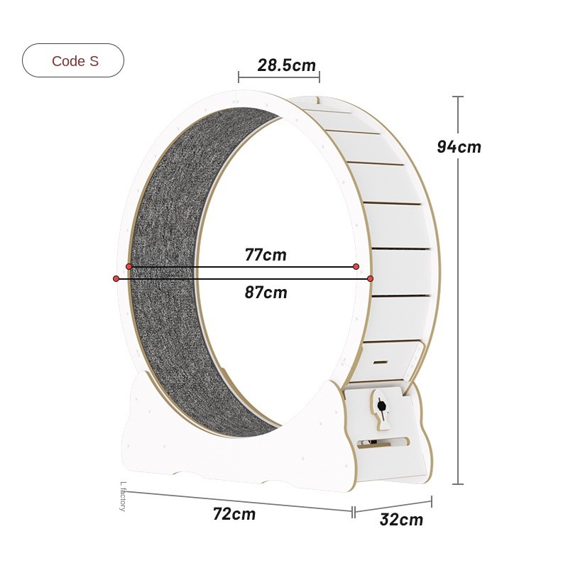 Cat Treadmill Supplier - Eco-Friendly Solid Wood Colorful Mute Fitness Wheel