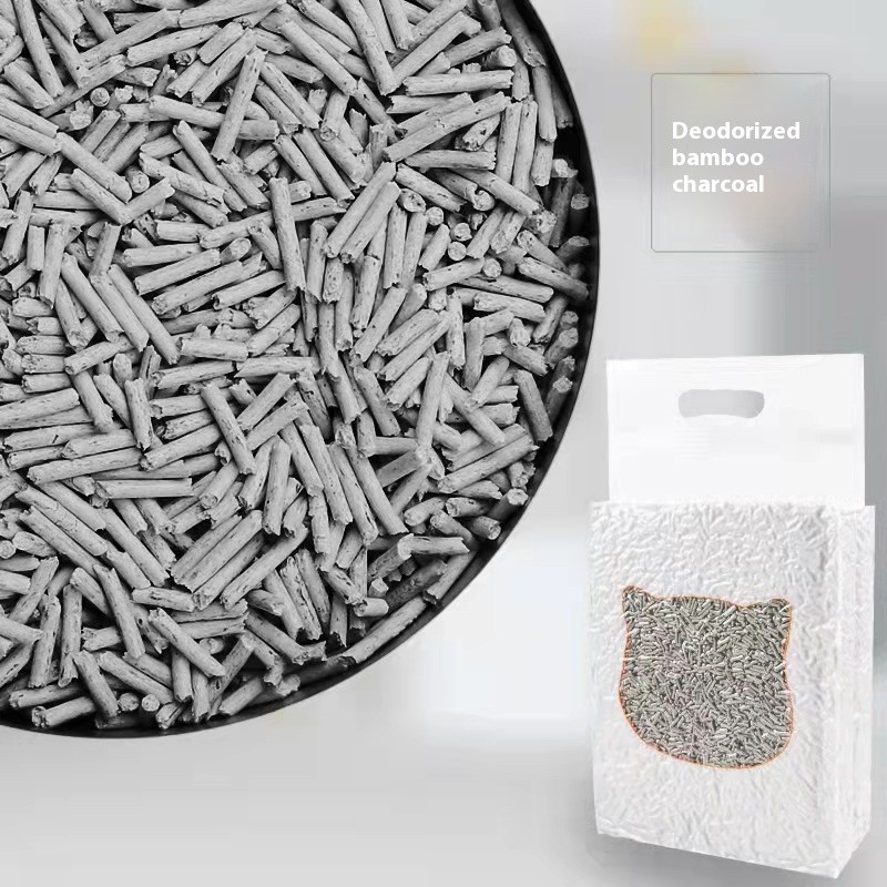 Tofu Cat Litter Supplier - OEM Eco-Friendly Bamboo Charcoal Clumping Wooden