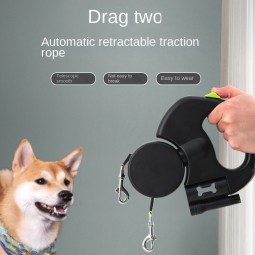 Pet Leash Manufacturer - Automatic Retractable Double-Headed 3M Nylon