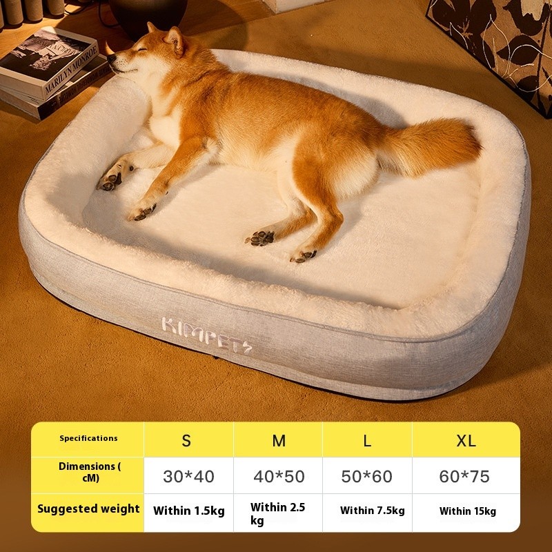 Dog Bed Factory - Modern Comfortable Non-slip Washable Cover Removable
