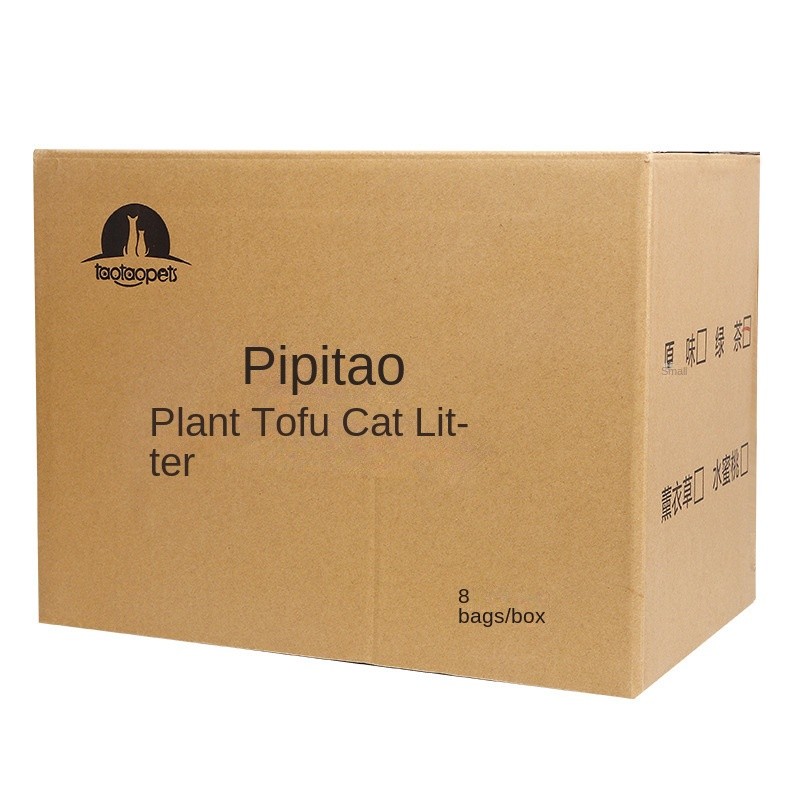 Tofu Cat Litter Factory - Eco-Friendly 6L Green Tea Flavored Corn Fine Dust