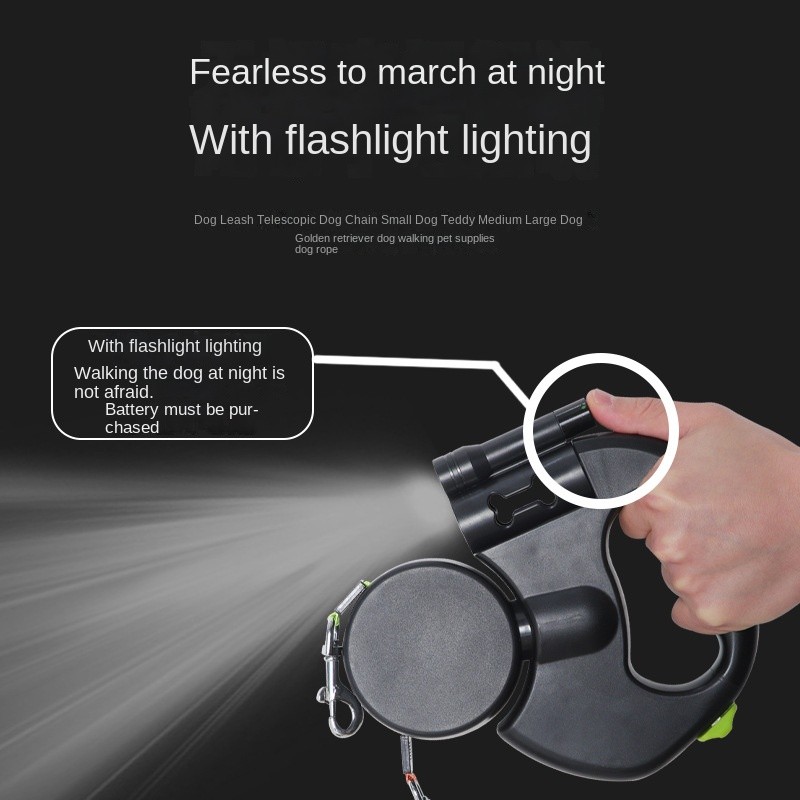 Pet Leash Manufacturer - Automatic Retractable Double-Headed 3M Nylon