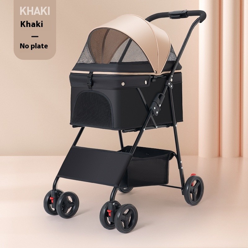 Dog Stroller Factory - Wholesale Easy Fold Jogger Cart with Storage Basket
