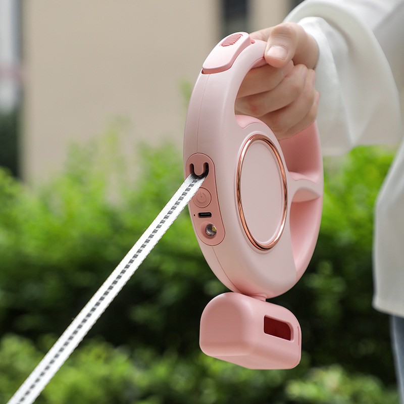 Dog Walking Rope Supplier - Hot TikTok Portable Automatic Traction Nylon