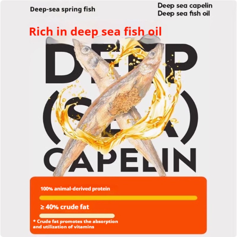 Cat Snacks Supplier - OEM/ODM Freeze-dried Capelin Fish Calcium Rich