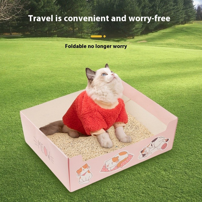 Cat Litter Basin Manufacturer - Large Capacity Portable Foldable One-Time Use