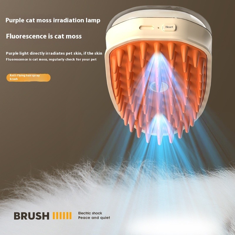 Pet Massage Brush Manufacturer - Upgraded 3 in 1 Water Spray Hair Removal