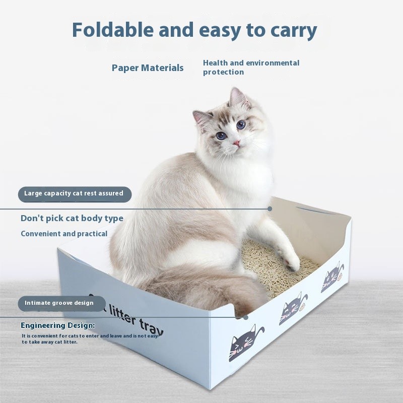 Disposable Cat Litter Box Factory - Thick-Foldable Easy Clean for Travel Special Needs