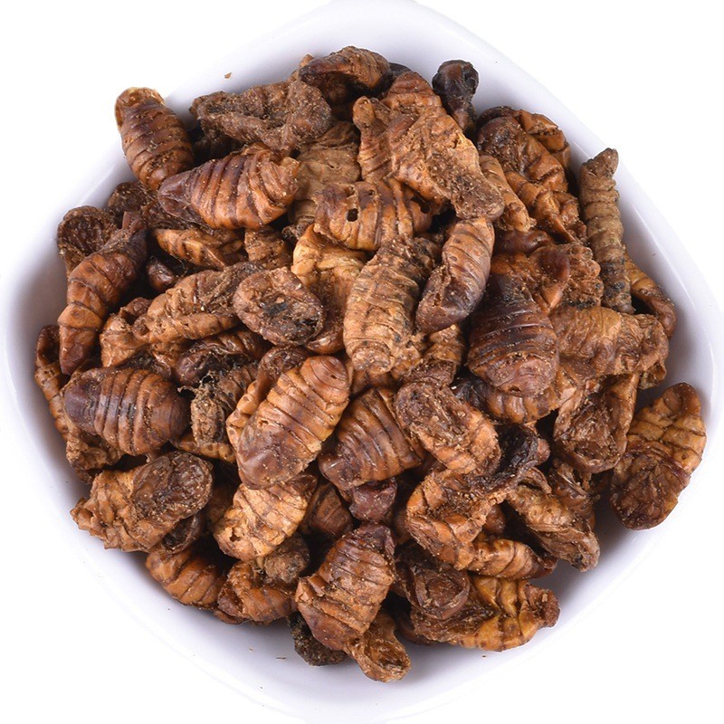 Silkworm Pupae Feed Factory - Custom Private Label Chrysalis
