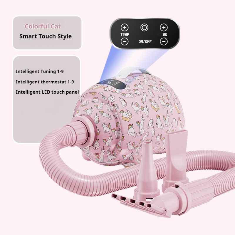 Pet Hair Dryer Supplier - Luxury Household ABS Bath Grooming Tool for Cats Dogs