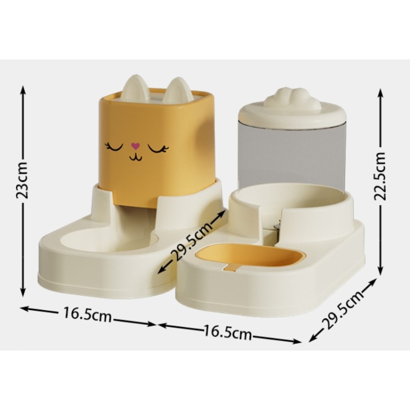 Automatic Pet Dispenser Supplier - Large-Capacity 2-in-1 Eco-Friendly Detachable