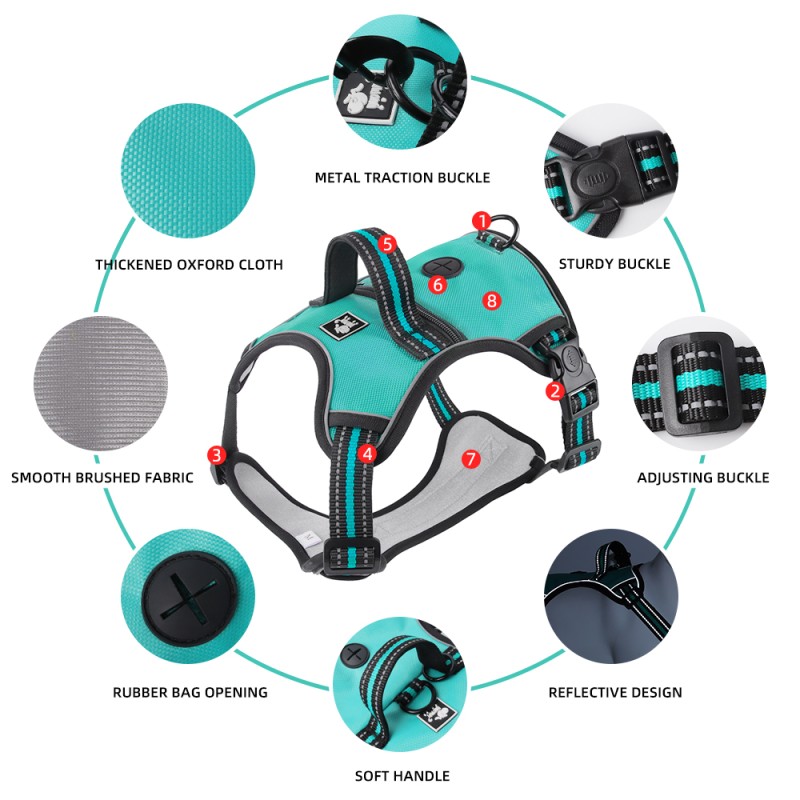 Pet Harness Factory - Manufacturer's Luxury Sport Reflective with Anti-Pull Feature