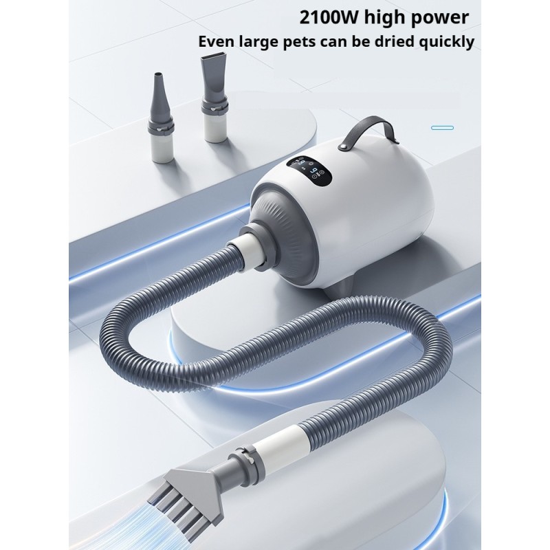 Portable Pet Dryer Supplier - Rechargeable ABS Material Safe Low Noise Cat Dog