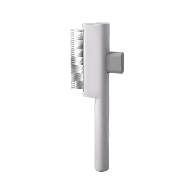 Pet Comb Manufacturer - Customizable Stainless Steel One-Button Knot Removal Rounded
