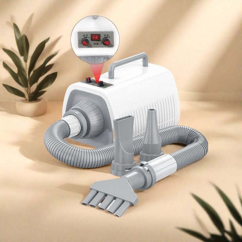 Pet Hair Dryer Supplier - High-Power ABS Hot Selling Bathing Grooming Charge Source