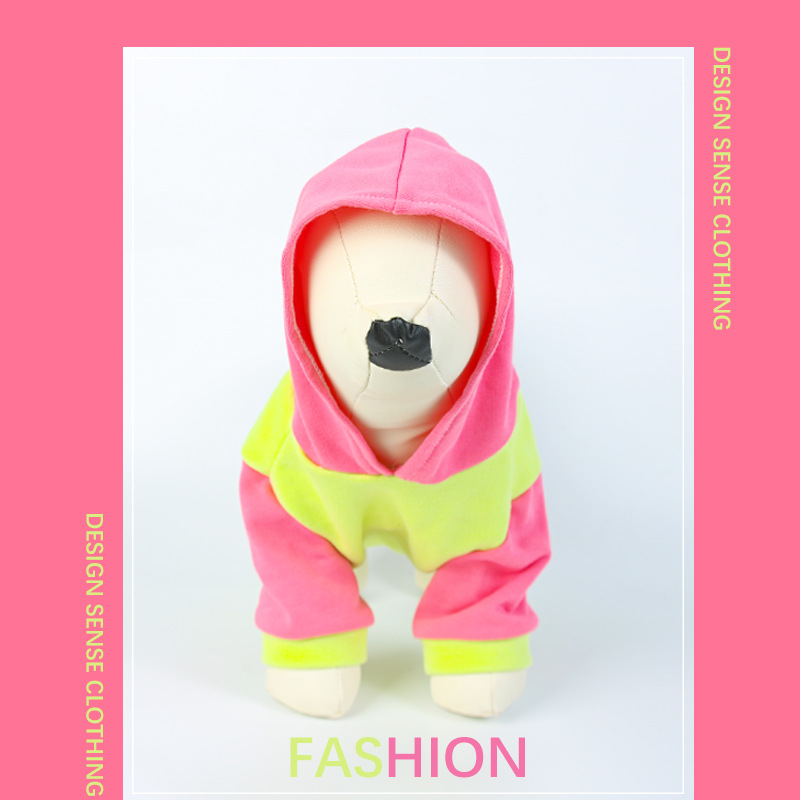 Dog Hoodie Manufacturer - Autumn Winter Luxury Fluorescent Green Print New Styles