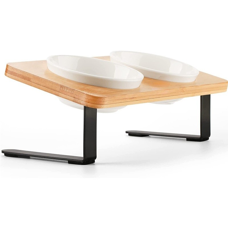 Pet Bowl Manufacturer - Eco-Friendly Custom Logo Double Stainless Steel Ceramic