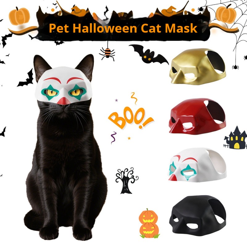 Pet Masks Factory - Hot-selling Clown Transformation Eco-friendly Plastic Halloween