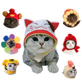 Pet Hats Manufacturer - Cute Funny Hot-selling Sunflower Headdresses Wigs Halloween
