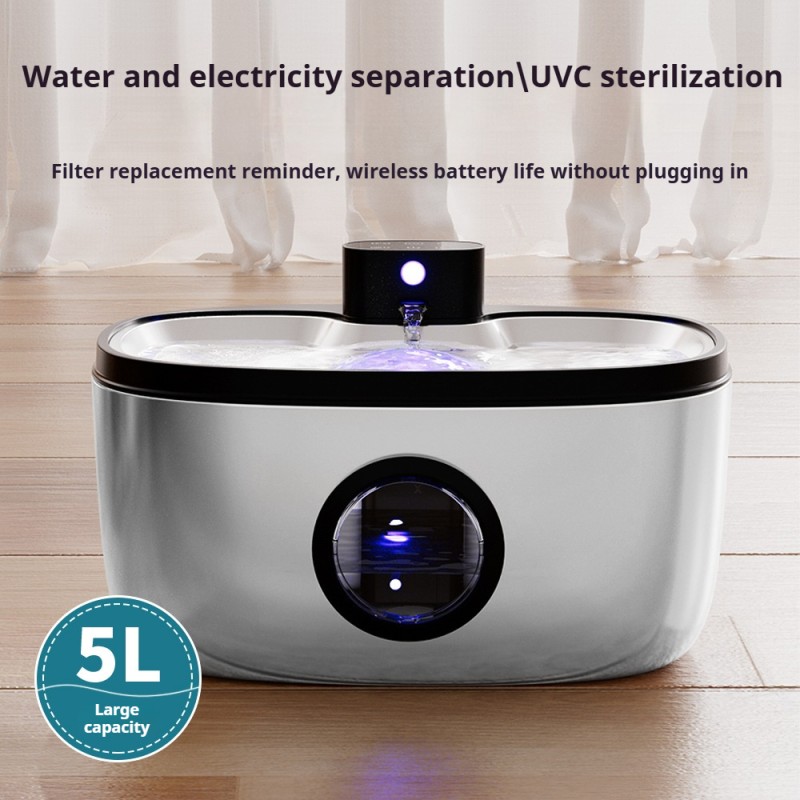 Smart Water Dispenser Supplier - Large 5L Stainless Steel Multi-layer Filter Induction