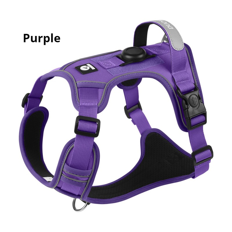 Pet Harness Factory - Hot-Selling Luxury Reflective Breathable No-Pull Leather