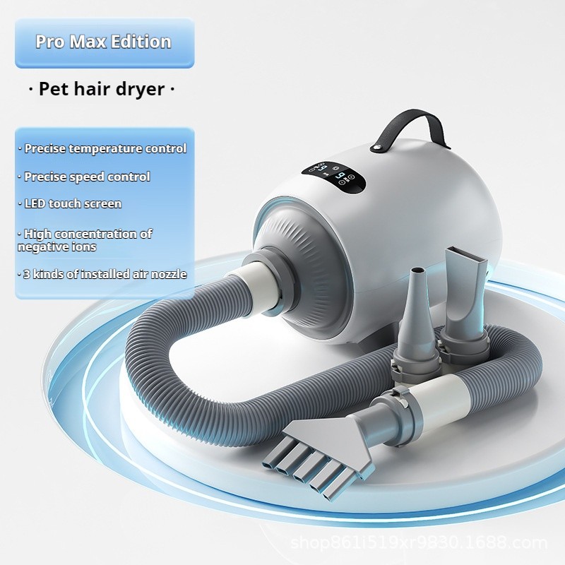 Portable Pet Dryer Supplier - Rechargeable ABS Material Safe Low Noise Cat Dog