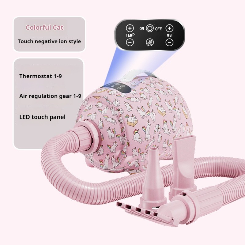 Pet Hair Dryer Supplier - Luxury Household ABS Bath Grooming Tool for Cats Dogs