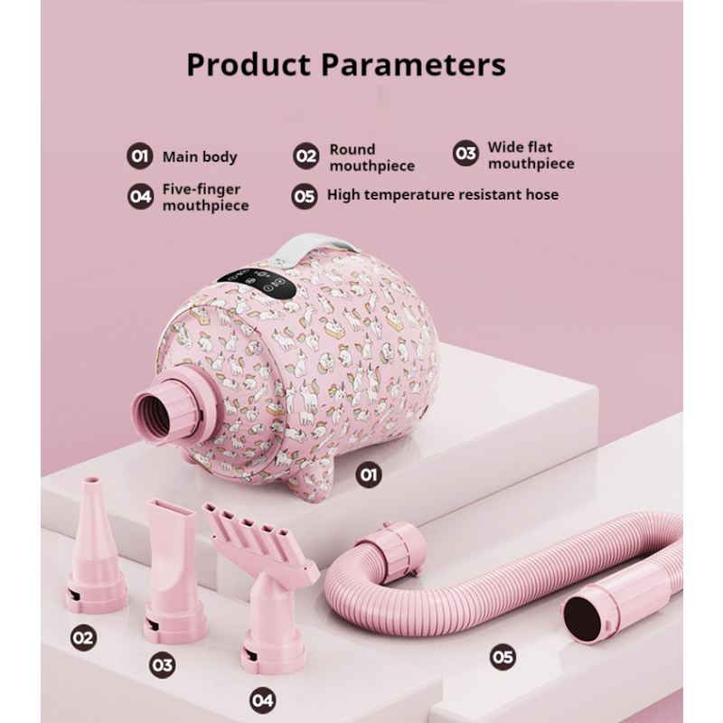 Pet Hair Dryer Factory - Luxury High Performance ABS Material Button Grooming Tool