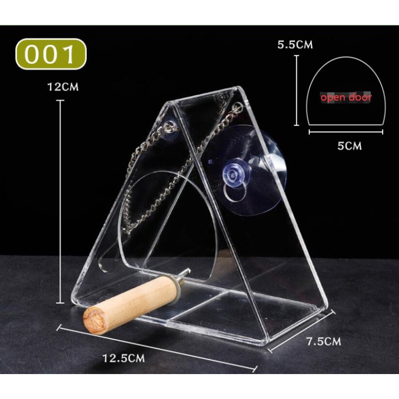 Bird Feeder House Manufacturer - Acrylic Triangular Suction Cups