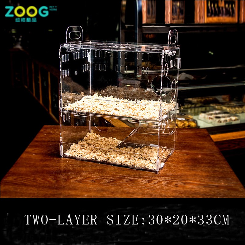 Small Animal Cage Supplier - Acrylic Hamster Pet Cage