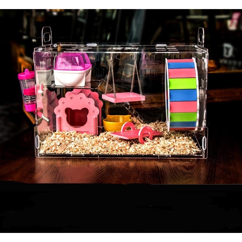 Small Animal Cage Supplier - Acrylic Hamster Pet Cage