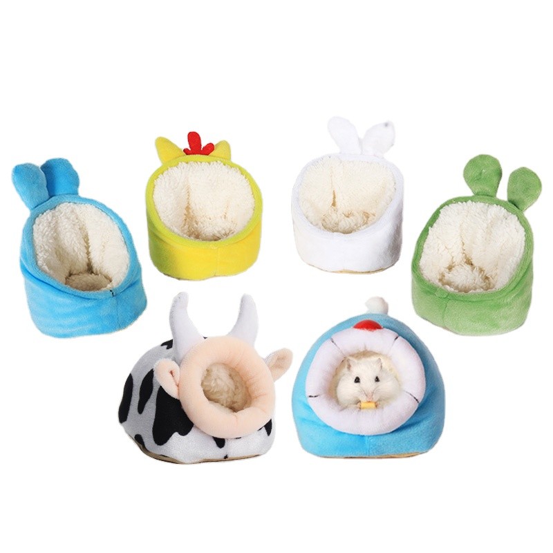 Pet Hamster Bed Supplier - Luxury Linen Winter Nest Small Animal