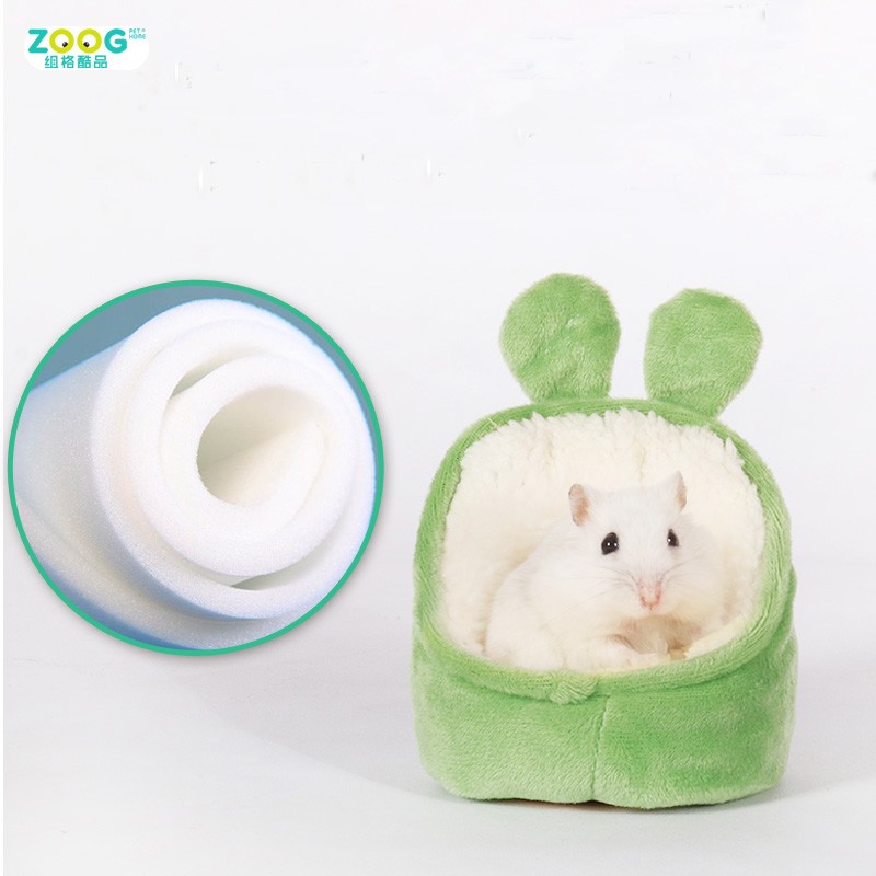 Pet Hamster Bed Supplier - Luxury Linen Winter Nest Small Animal