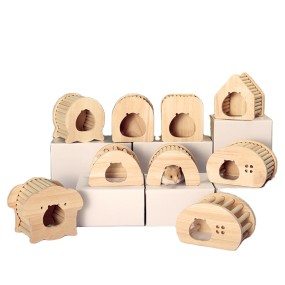 Hamster House Supplier - Funny Wooden Hide Nest Animals