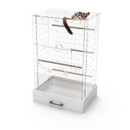 Sugar Glider Cage Factory - Custom Logo Acrylic Chinchillas Villa