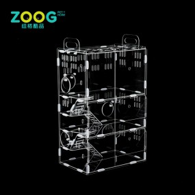 Small Animal Cage Supplier - Acrylic Hamster Pet Cage