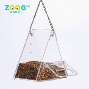 Hanging Bird Feeder Supplier - Transparent Acrylic Wild Bird