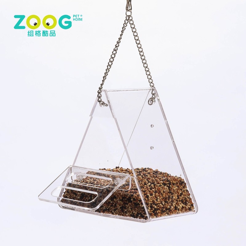 Hanging Bird Feeder Supplier - Transparent Acrylic Wild Bird