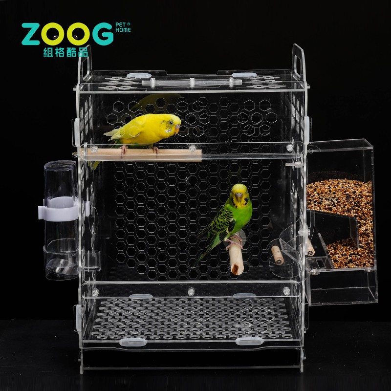 Acrylic Bird Cage Supplier - Modern Inexpensive Parrot Cage