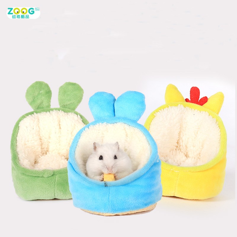 Pet Hamster Bed Supplier - Luxury Linen Winter Nest Small Animal