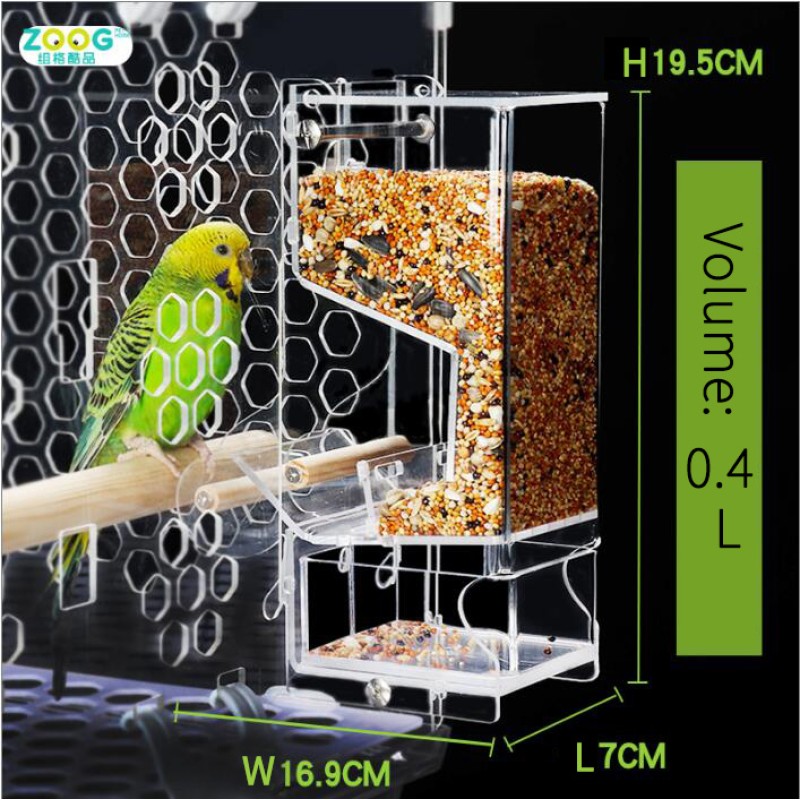Parrot Feeder Factory - Automatic Transparent Food Container