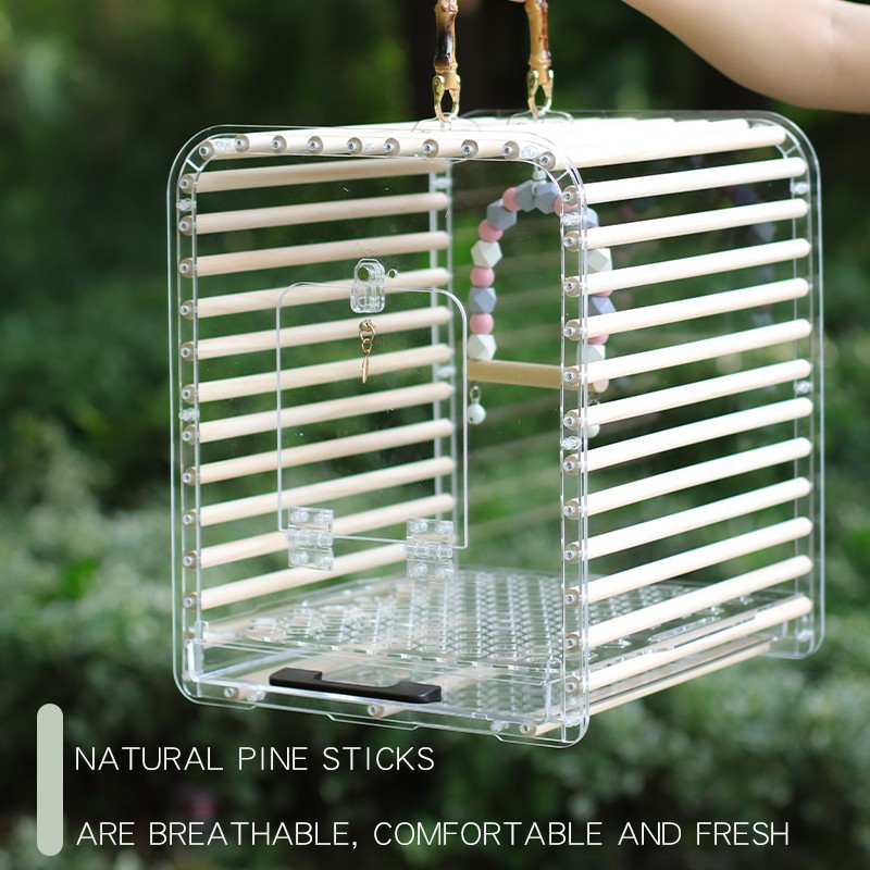 Bird Nest Supplier - Customized Acrylic Hanging Food Bowl