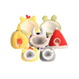 Pet Hamster Bed Supplier - Luxury Linen Winter Nest Small Animal