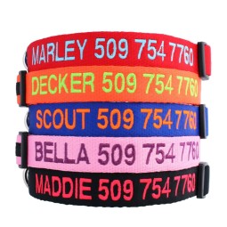 Dog Collar Manufacturer - High Reflective Nylon Embroidered Hot Sales Pet Leash