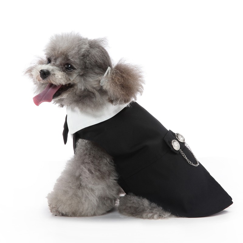 Puppy Tuxedo Supplier - Wholesale Luxury XS Size Polyester Plush Wedding Seasonal