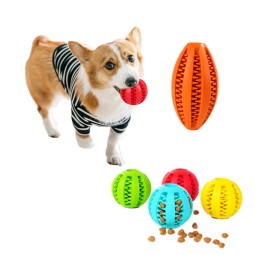 Pet Chew Ball Supplier - Hot Sale Teeth Cleaning Natural Rubber