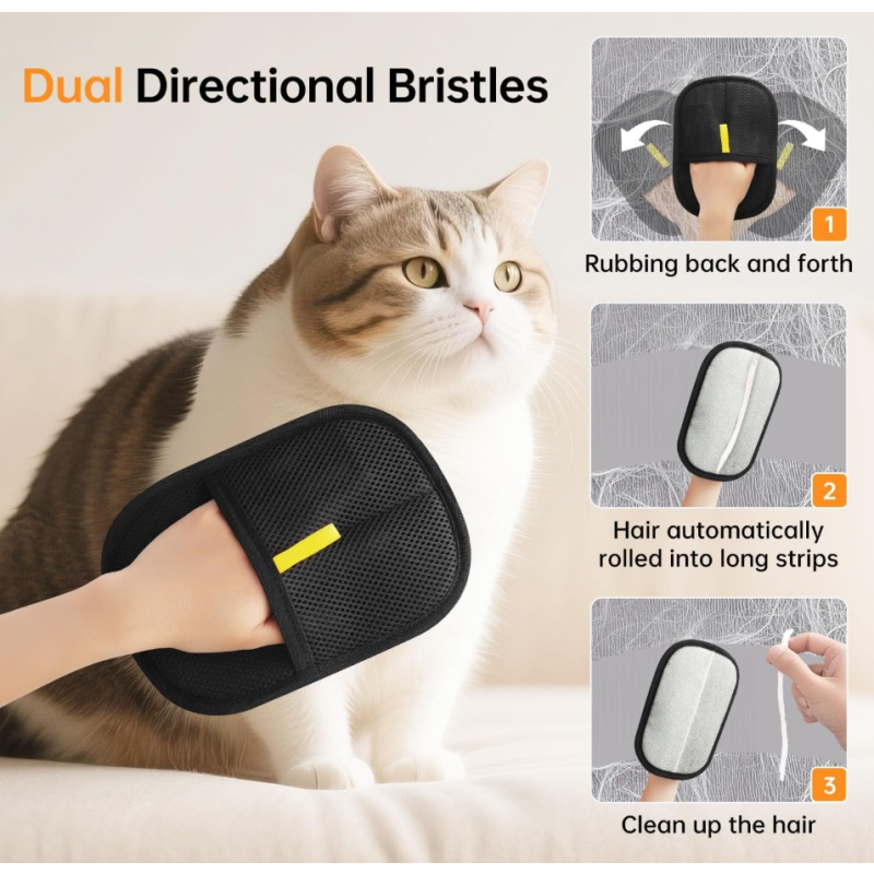 Pet Hair Removal Glove Supplier - Pet-Friendly Comfortable Reusable