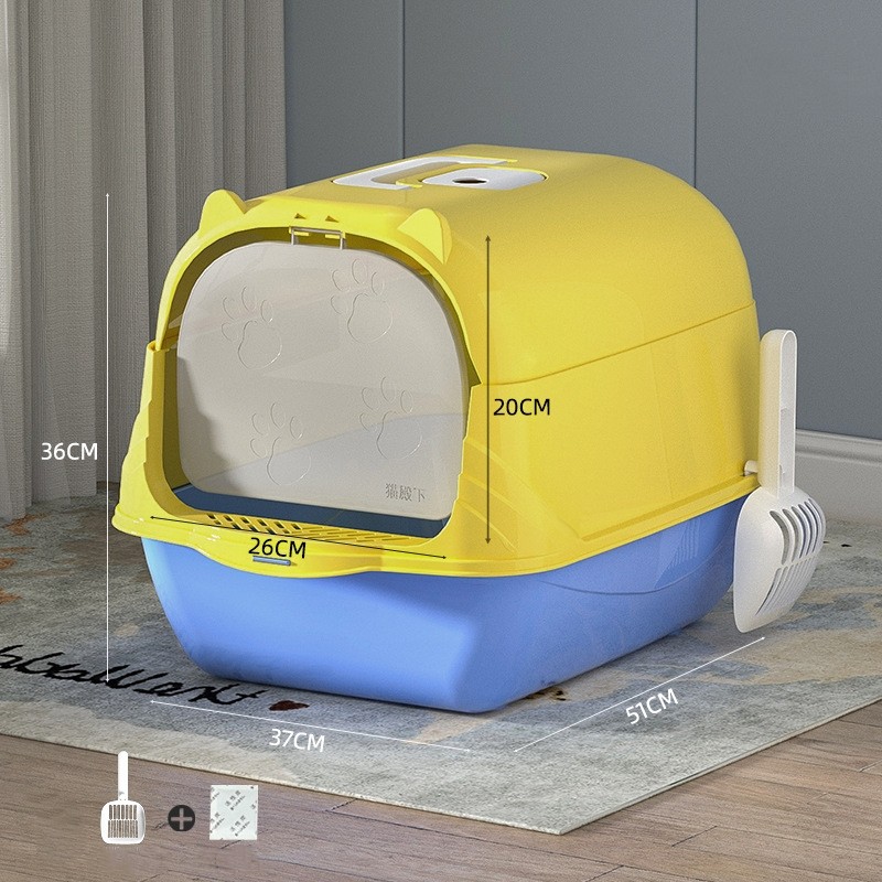 PP Plastic Cat Box Factory - Wholesale Detachable Odor Proof