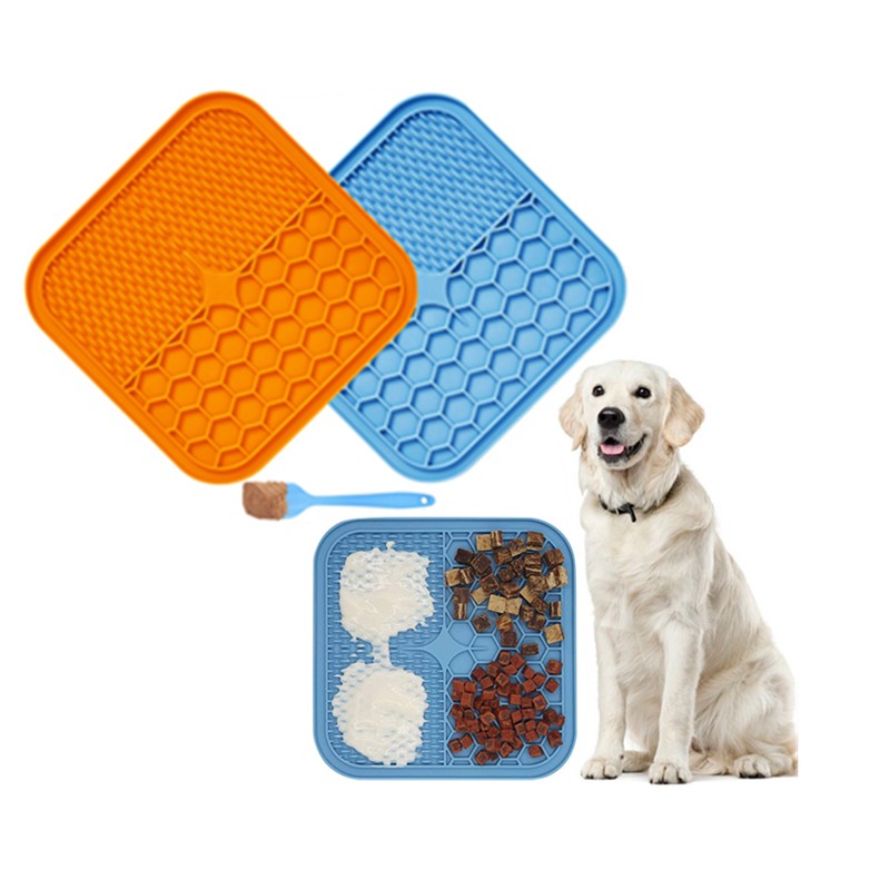 Dog Lick Mat Manufacturer - Hot Sale 21x21cm Silicone Pad
